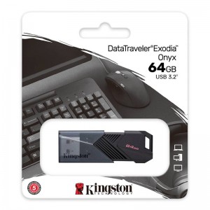 Pen Drive Kingston DataTraveler Exodia Onyx USB 3.2 Gen1 64GB